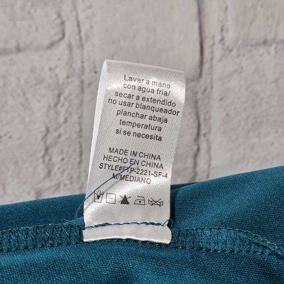 Fate Teal Floral Partially Lined Halter Neck Tie‎ Back Tank Maxi Dress M - Picture 11 of 15